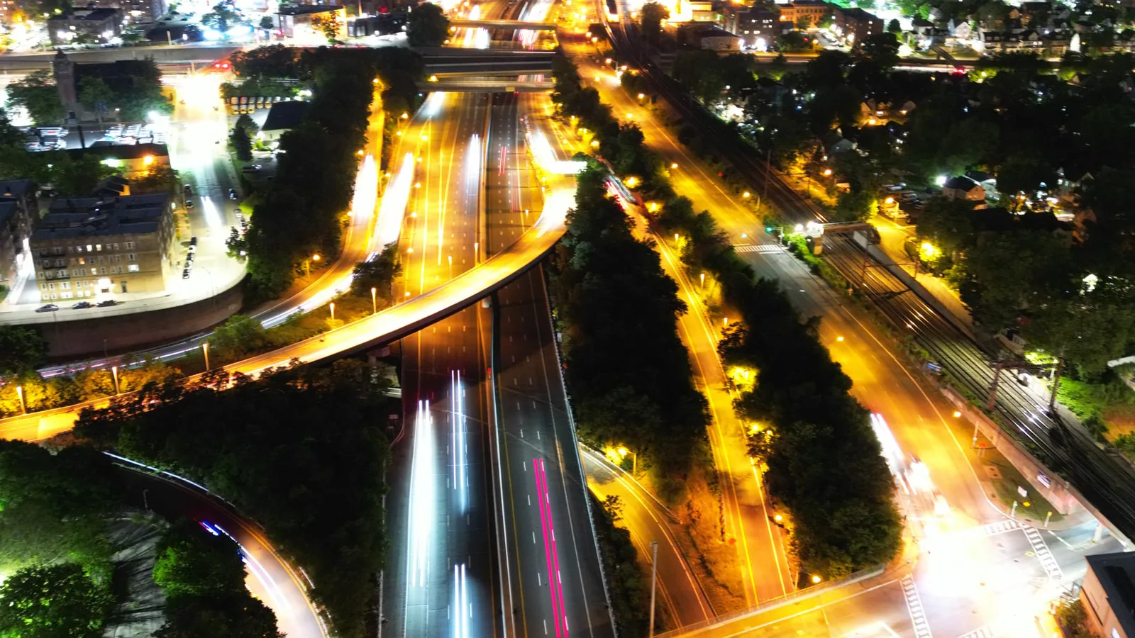 Night Parking Lot